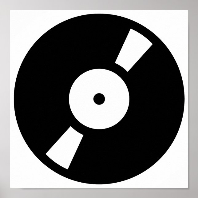 Retro-Vinyl-Datensatz Poster (Vorne)