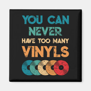 Retro Vinyl LP Aufnahme Vintag, die Sie nie haben  Magnet