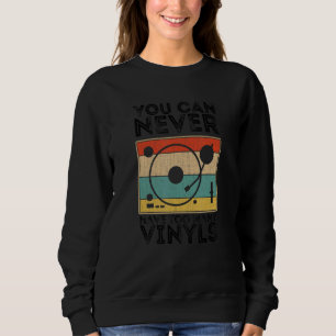 Retro-Vinyl-LP-Schallplatte Vintage-Vinyls 1 Sweatshirt
