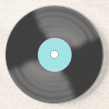 Retro Vinyl Record 1950er Getränkeverpackung Gesch