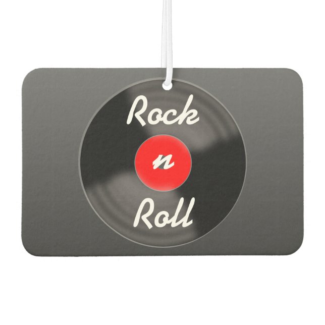 Retro Vinyl Record Air Freshener  Autolufterfrischer (Vorderseite)