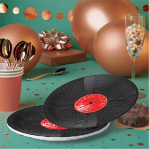 Retro Vinyl Record Paper Teller - Elegante Vibe