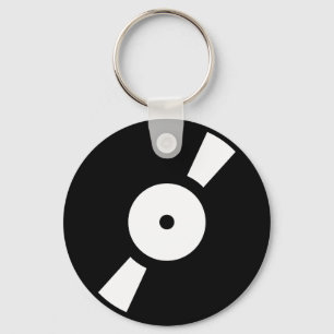 Retro-Vinyl-Schallplatte Schlüsselanhänger