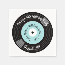 Retro-Vinyl-Schallplatten-Party