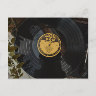 Retro Vinyl Wedding Einladung - Gelassen Liebe