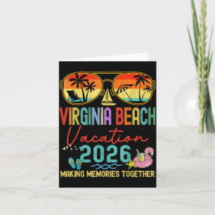 Retro Virginia Beach Urlaub 2026 Erinnerungen Karte
