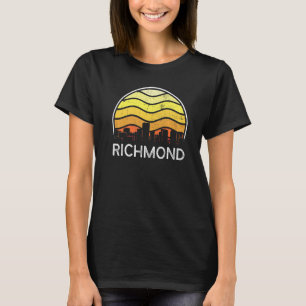 Retro Virginia Richmond Besucher Skyline Vintag U T-Shirt