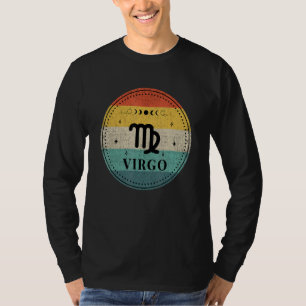Retro Virgo Birthday Zodiac Sign Virgo T-Shirt