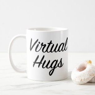 Retro Virtual Hugs Friends Kaffeetasse