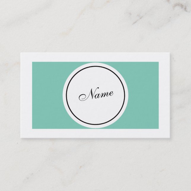 Retro Visitenkarte (Vorderseite)