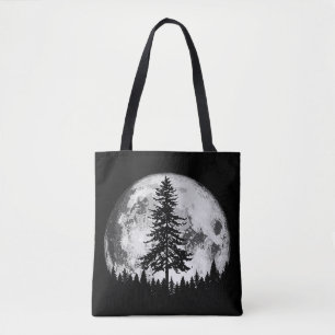 Retro Vollmond & minimalistischer Tannenbaum Vinta