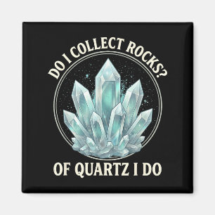 Retro von Quarz für Steinsammler Geodenjäger Magnet