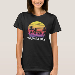 Retro Waimea Bucht Strand Surfen Vintage Palme Ven T-Shirt