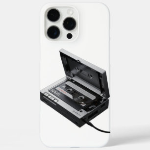 Retro Walkman Player mit Kassettenband iPhone 16 Pro Max Hülle