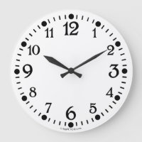 Retro Wall Clock für alte Schreibmaschine