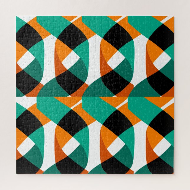Retro-Wallpaper: Vintage-Design Puzzle (Vertikal)