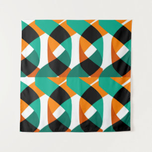 Retro-Wallpaper: Vintage-Design Wandteppich