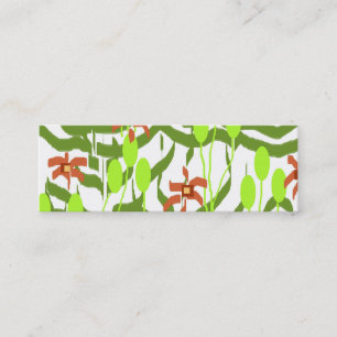 Retro Walpaper Mini Visitenkarte