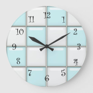 Retro-Wand der 50er Jahre Große Wanduhr