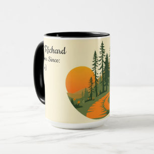 Retro-Wanderclub Vintage-Bergkaffee Tasse