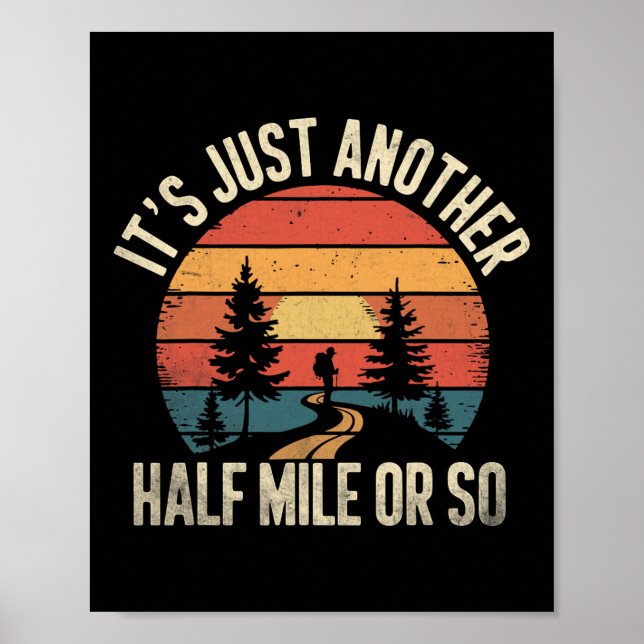 Retro-Wanderdesign Lustig, es ist nur eine weitere Poster (Vorne)