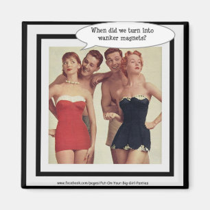 Retro "Wanker-" Magnet