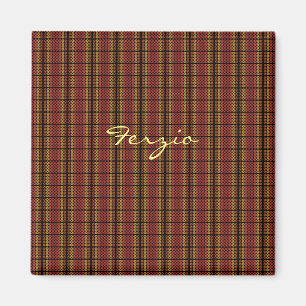 Retro Warm Circles Magnet