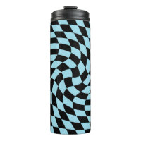 Retro Warped Black Blue Karos überprüft