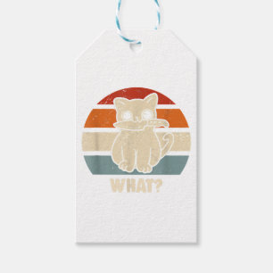 Retro, was Katzenmesser bedeuten, dass Kätzchen Ma Geschenkanhänger