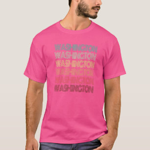 Retro Washington Zuhause Staat Roots Seattle Famil T-Shirt