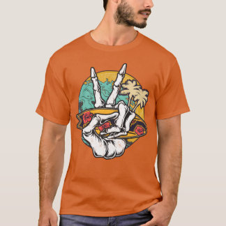 Retro Wassersport Retro Surfen Surfsport Mädchen  T-Shirt