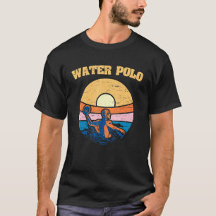 Retro Water Polo für einen Baden-Coach Wasser P