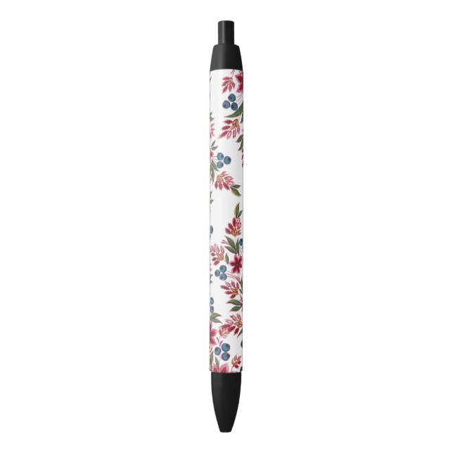 Retro Watercolor Florals Kugelschreiber (Vorderseite Vertikal)
