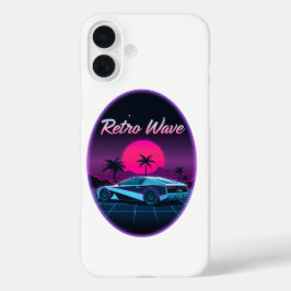 "Retro Wave" iPhone 16 Plus Hülle