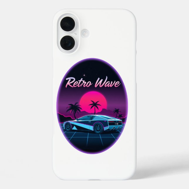 "Retro Wave" Case-Mate iPhone Hülle (Rückseite)