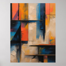 Retro Wave Design 01 Poster