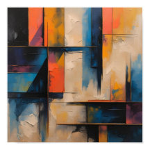 Retro Wave Design 01 Poster Paper Matte