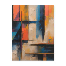 Retro Wave Design 01 Postkarte