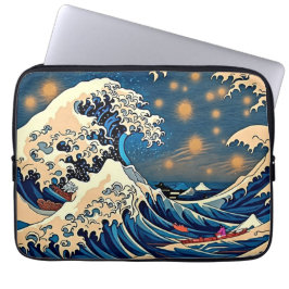 Retro Wave Laptop Sleeve - Bold & Vintag Vibes