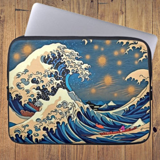 Retro Wave Laptop Sleeve - Bold & Vintag Vibes