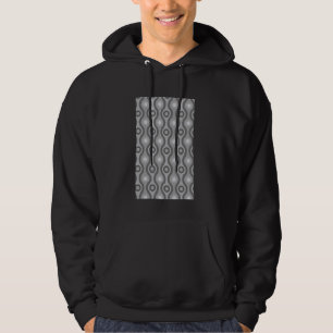 RETRO WAVE UND KREISPATTER GRAU UND LIGH DER 1960e Hoodie