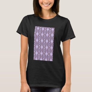 RETRO-WAVE- UND KREISPATTER-LAVENDER DER 1960er Ja T-Shirt