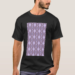 RETRO-WAVE- UND KREISPATTER-LAVENDER DER 1960er Ja T-Shirt