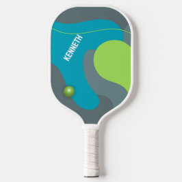 Retro Waves Individuelle Name Pickleball Paddle