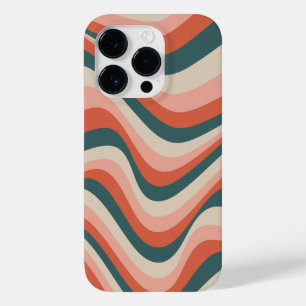 Retro Wavy Colorful Stripe Groovtern Muster Case-Mate iPhone 14 Pro Hülle