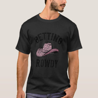 Retro Wavy Heiratete Bekommt Rowdy Junggesellenabs T-Shirt