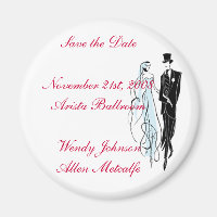 Retro Wedding, Save the Date