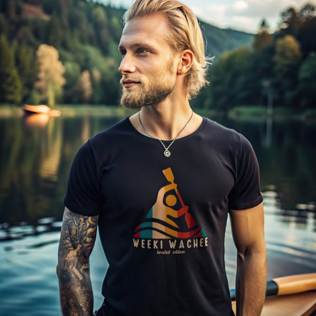 Retro Weeki Wachee Kayaking T-Shirt (Von Creator hochgeladen)