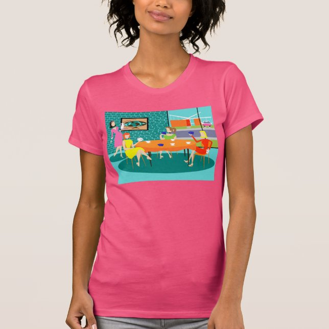 Retro Weekly Women's Card Game T - Shirt (Vorderseite)