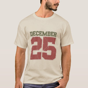 Retro Weihnachten 25. Dezember Feiertag Winter  T-Shirt